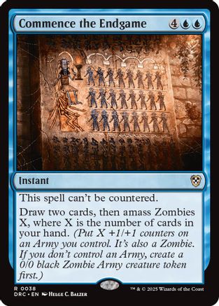 Commence the Endgame (DRC-038) - Commander: Aetherdrift - for just $0.03! 