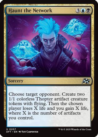 Haunt the Network (DFT-207) - Aetherdrift - for just $0.03! 