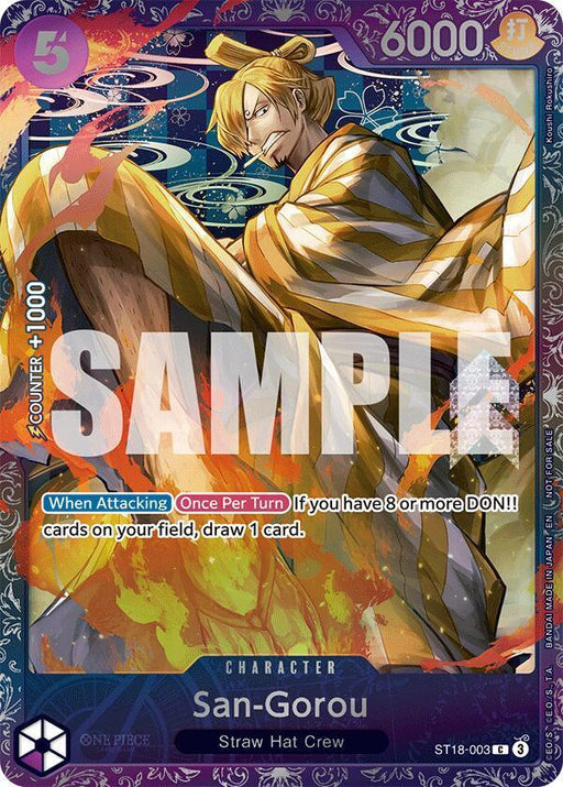 San-Gorou (Treasure Cup 2025) [One Piece Promotion Cards] - for just $290! 
