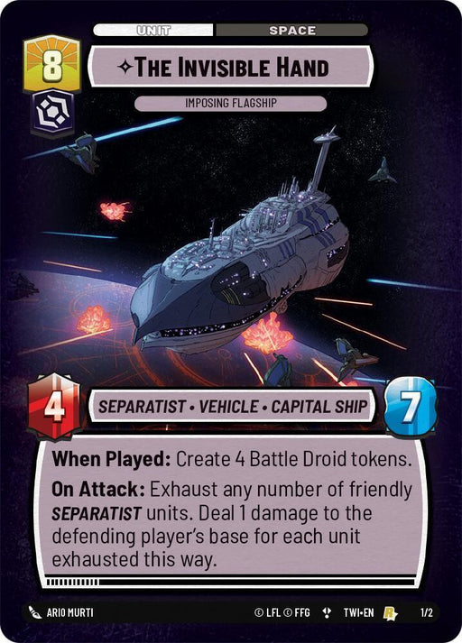 The Invisible Hand - Imposing Flagship (Store Showdown) (1/2) [Twilight of the Republic Promos] - for just $0.85! 