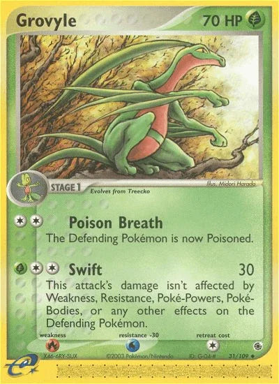 Grovyle (31/109) [EX: Ruby & Sapphire] - for just $0.60! 