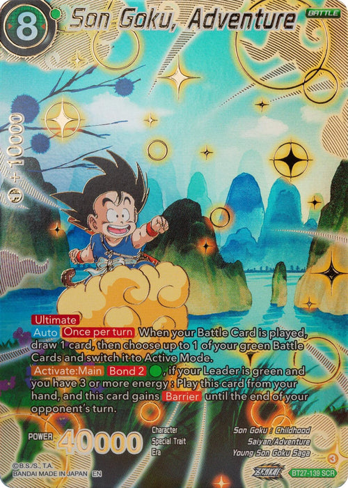 Son Goku, Adventure (BT27-139) [History of Z] - for just $117.15! 