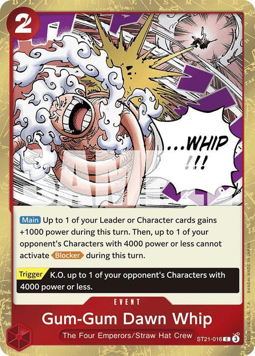 Gum-Gum Dawn Whip [Starter Deck EX: Gear 5] - for just $0.10! 
