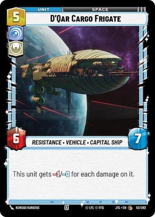 D'Qar Cargo Frigate (52/252) [Jump to Lightspeed] - for just $0.10! 