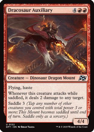 Dracosaur Auxiliary (DFT-122) - Aetherdrift - for just $0.01! 