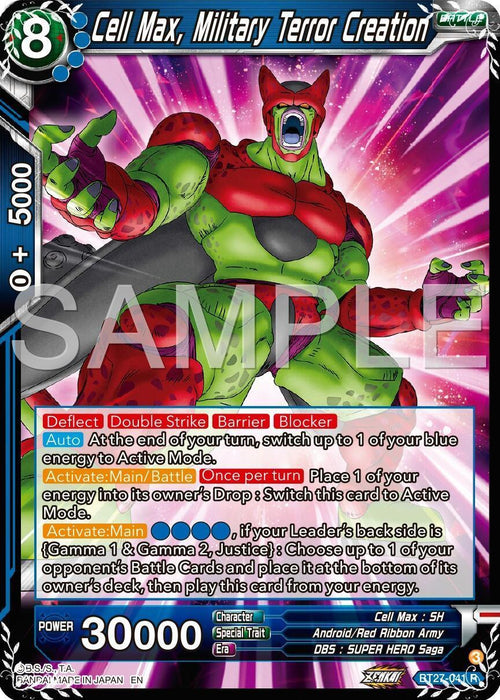 Cell Max, Military Terror Creation (BT27-041) [History of Z] - for just $0.20! 