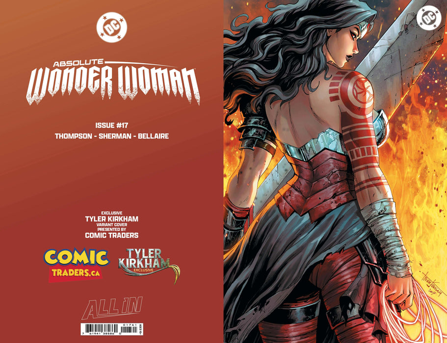 ABSOLUTE WONDER WOMAN #17 TYLER KIRKHAM Megacon 2026 EXCLUSIVE VIRGIN VAR (02/25/2026) - for just $30! 