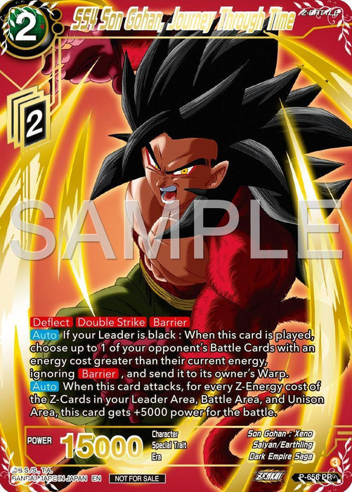 SS4 Son Gohan, Journey Through Time (Gold Stamped) (P-658) [Promotion Cards] - for just $6.35! 