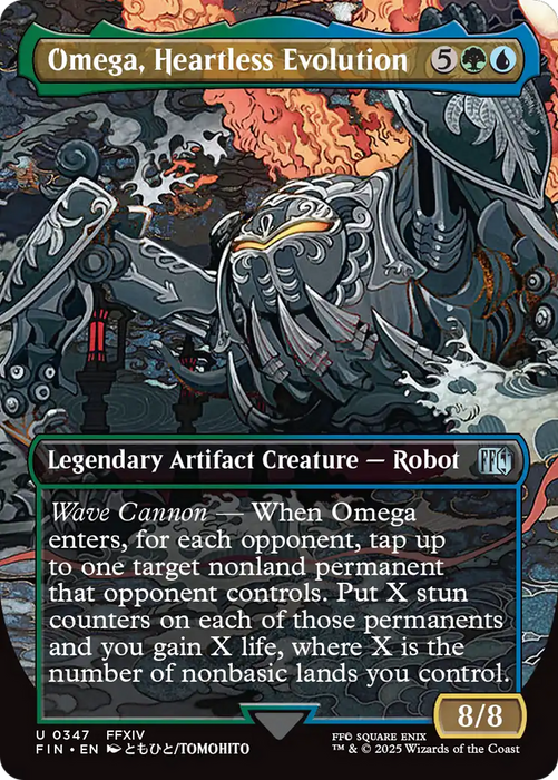 Omega, Heartless Evolution (FIN-347) - FINAL FANTASY (Borderless) Foil - for just $0.13! 