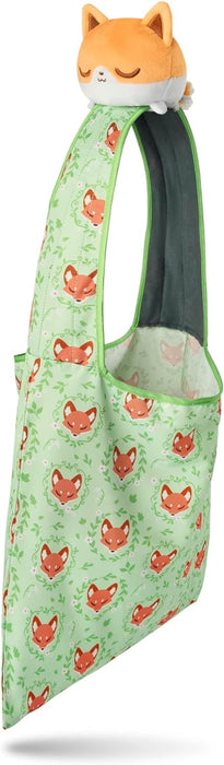 TeeTurtle Plushie Tote Bag: Floral Fox - for just $23.99! 