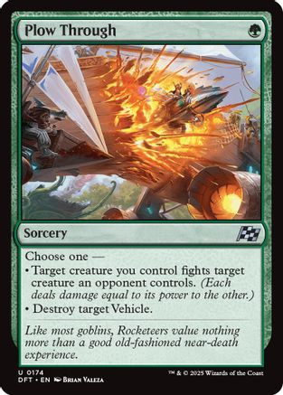 Plow Through (DFT-174) - Aetherdrift Foil - for just $0.03! 