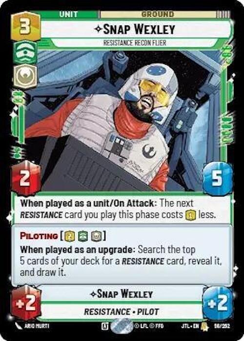 Snap Wexley - Resistance Recon Flier (098/257) [Jump to Lightspeed] - for just $0.15! 