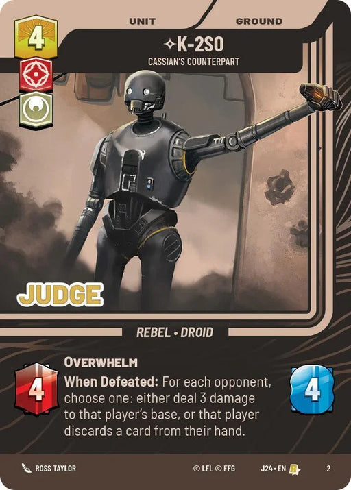 K-2SO - Cassian's Counterpart (2) [Judge Promos] - for just $9.95! 