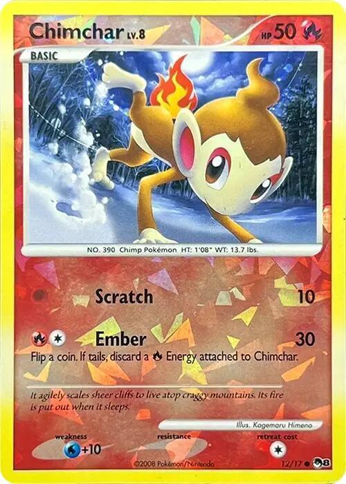 Chimchar (012/017) (Cracked Ice Holo) [POP Series 8] - for just $12! 