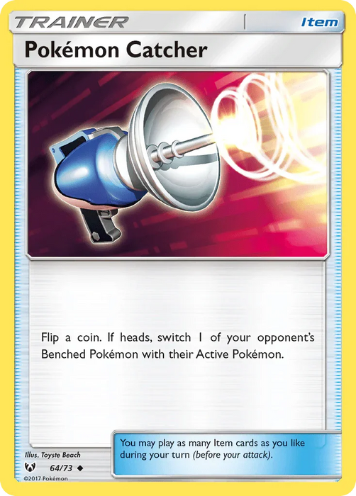 Pokemon Catcher (64/73) [Sun & Moon: Shining Legends] - for just $0.10! 