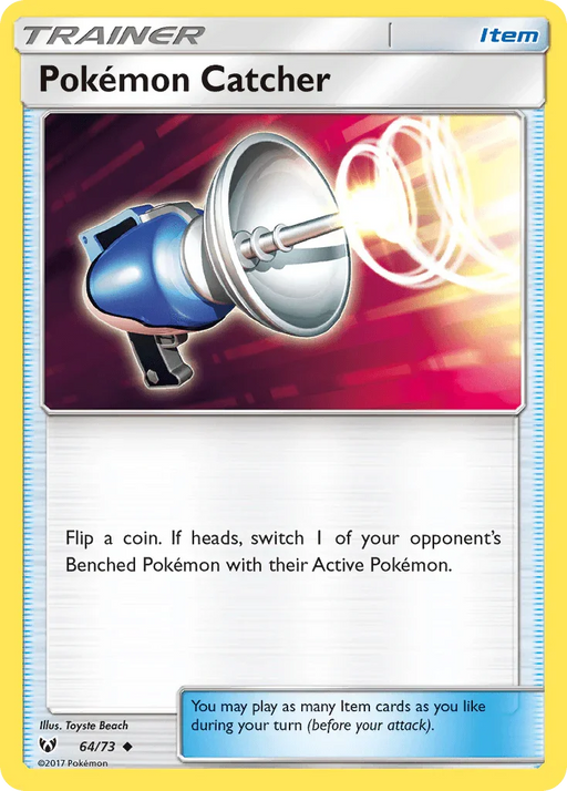 Pokemon Catcher (64/73) [Sun & Moon: Shining Legends] - for just $0.10! 