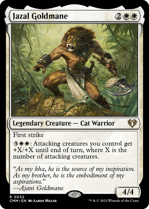 Jazal Goldmane (CMM-032) - Commander Masters - for just $0.08! 