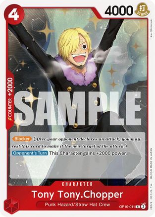Tony Tony.Chopper (011) (OP10-011) - Royal Blood Foil - for just $0.35! 