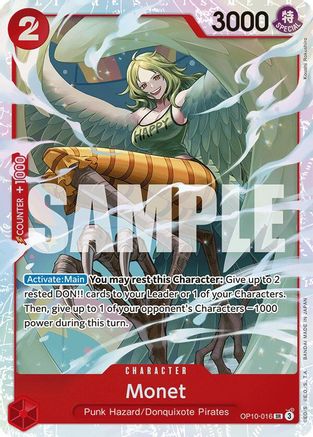 Monet (OP10-016) - Royal Blood Foil - for just $0.20! 