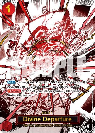 Divine Departure (Parallel) (OP10-019) - Royal Blood Foil - for just $29.75! 
