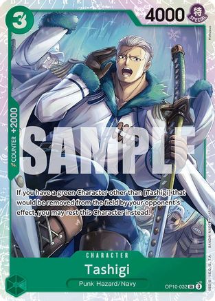Tashigi (OP10-032) - Royal Blood Foil - for just $2.10! 
