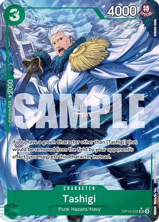 Tashigi (Parallel) (OP10-032) - Royal Blood Foil - for just $8.93! 
