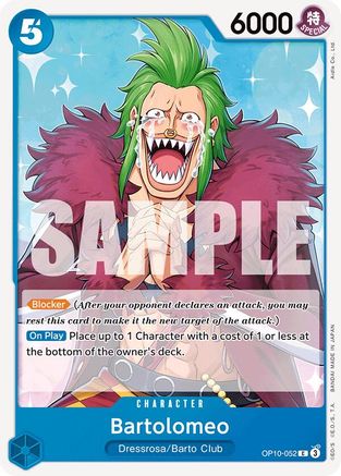 Bartolomeo (OP10-052) - Royal Blood - for just $0.05! 