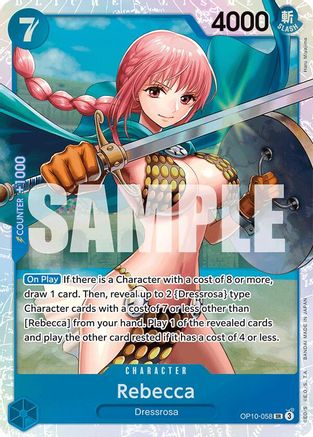Rebecca (OP10-058) - Royal Blood Foil - for just $0.40! 
