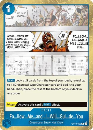 Fo...llow...Me...and...I...Will...Gui...de...You (OP10-059) - Royal Blood Foil - for just $0.72! 