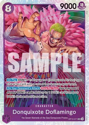 Donquixote Doflamingo (OP10-071) - Royal Blood Foil - for just $1.48! 