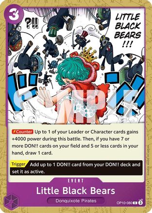 Little Black Bears (OP10-080) - Royal Blood - for just $0.05! 