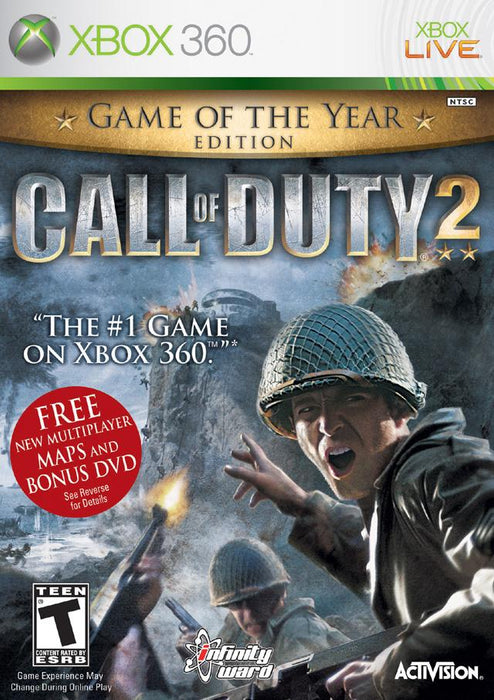 Call of Duty 2: Game Of The Year Edition (Without DVD) (Xbox 360) - Just $0! Shop now at Retro Gaming of Denver