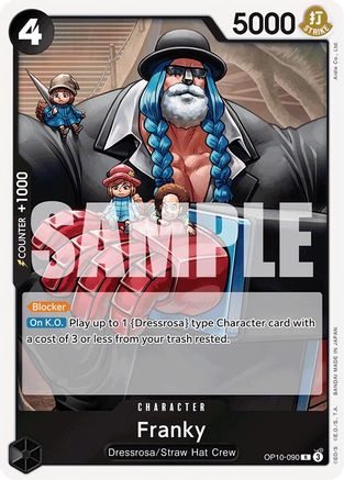 Franky (090) (OP10-090) - Royal Blood Foil - for just $0.08! 