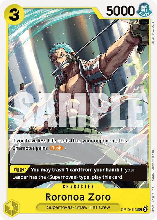 Roronoa Zoro (113) [Royal Blood] - for just $0.10! 