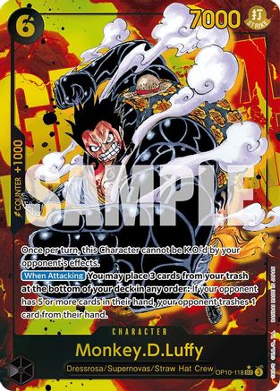 Monkey.D.Luffy (118) (Parallel) (OP10-118) - Royal Blood Foil - for just $23.07! 