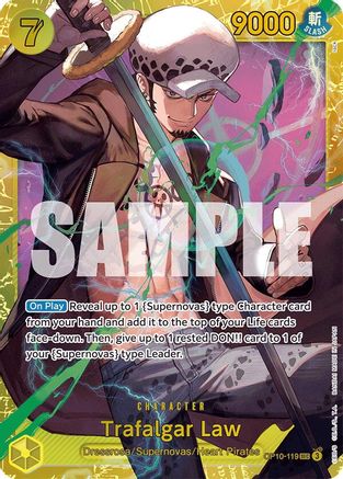Trafalgar Law (119) (OP10-119) - Royal Blood Foil - for just $1.50! 
