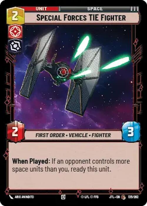 Special Forces TIE Fighter (135/257) [Jump to Lightspeed] - for just $0.10! 
