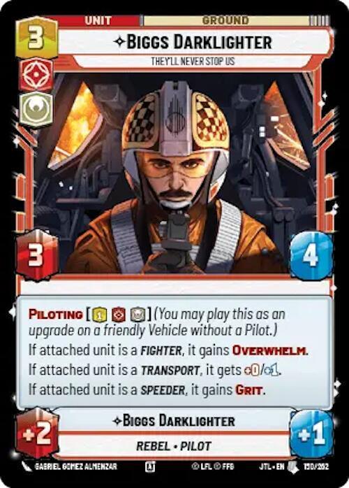 Biggs Darklighter - They'll Never Stop Us (150/257) [Jump to Lightspeed] - for just $0.10! 