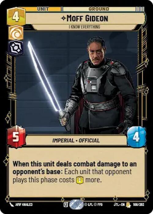 Moff Gideon - I Know Everything (188/257) [Jump to Lightspeed] - for just $0.20! 