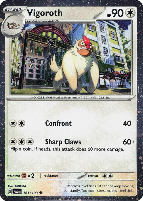 Vigoroth (161/193) (Cosmos Holo) [Scarlet & Violet: Paldea Evolved] - for just $0.10! 