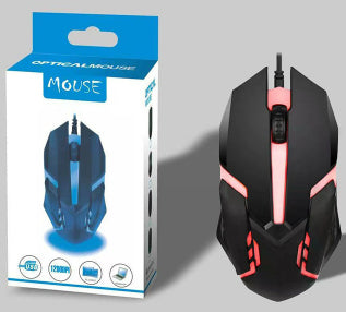 Wired Mouse Computer E-sports Colorful Breathing Light Luminous USB Office Gaming - for just $19! 