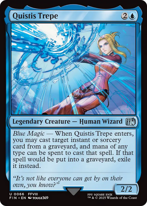 Quistis Trepe (FIN-066) - FINAL FANTASY Foil - for just $0.09! 
