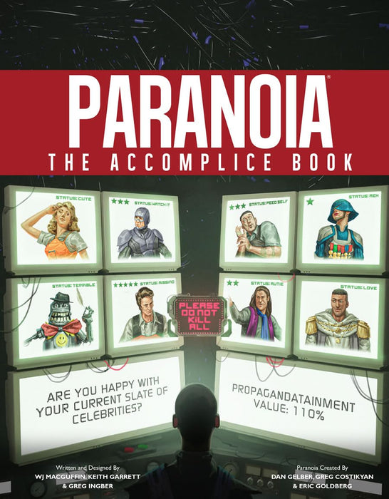 Paranoia: The Accomplice Book - for just $49.99! 