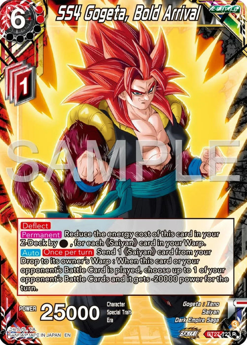 SS4 Gogeta, Bold Arrival (BT27-123) [History of Z] - for just $0.20! 