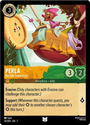 Perla - Nimble Seamstress (32/204) - Archazias Island Cold Foil - for just $0.11! 