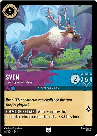 Sven - Keen-Eyed Reindeer (65/204) - Archazias Island Cold Foil - for just $0.09! 