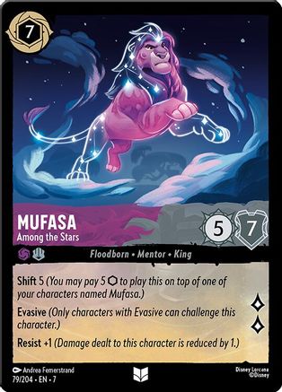 Mufasa - Among the Stars (79/204) - Archazias Island Cold Foil - for just $0.10! 