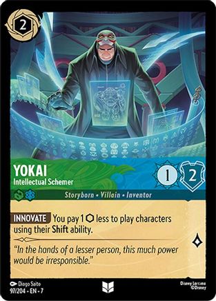 Yokai - Intellectual Schemer (97/204) - Archazias Island Cold Foil - for just $0.11! 