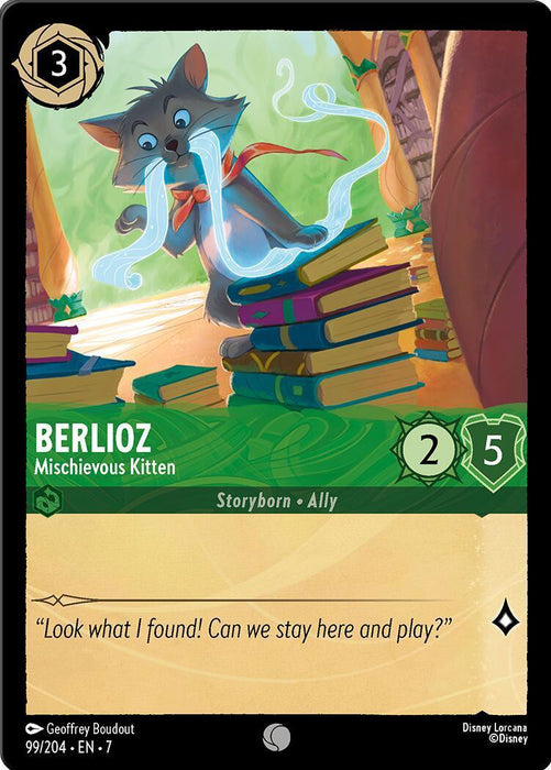 Berlioz - Mischievous Kitten (99/204) [Archazia's Island] - for just $0.10! 