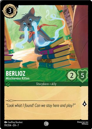 Berlioz - Mischievous Kitten (99/204) - Archazias Island - for just $0.02! 